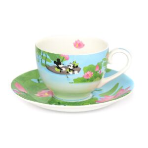 Mickey and Minnie Summer Fine China Cup and Saucer